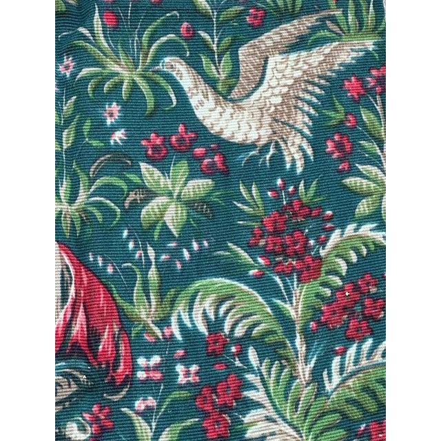 Vintage French Aubusson Screen Printed Tapestry with Medieval Design, 1960s For Sale - Image 12 of 18
