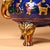 Blue Vintage Cloisonné Enamel Bronze Incense Burner Censer Foo Dog 6.9" For Sale - Image 8 of 9