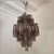 Glass 1990s Large Brown Tronchi Murano Glass, Mid Century Chandelier For Sale - Image 7 of 15