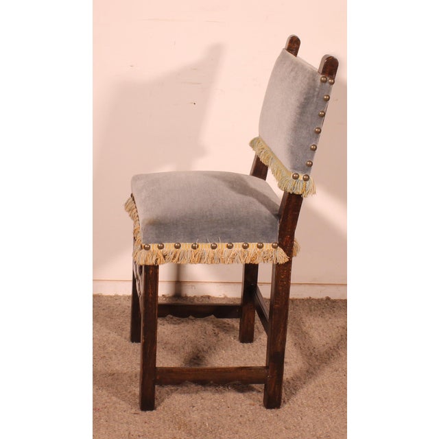 Gray Spanish Beechwood Chairs, Set of 12 For Sale - Image 8 of 11