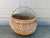 Late 19th Century American Oak Splint Basket With Bentwood Handle For Sale - Image 9 of 10
