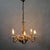 Beautiful 6-arm ceramic chandelier, with very delicate and elegant floral decorations. C7896 Dimensions: Maximum height 94...