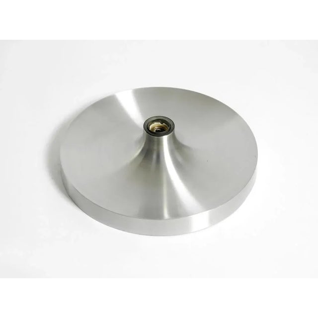 Large Space Age Pop Art Round Aluminum Ceiling or Wall Lamp, 1960s For Sale - Image 10 of 18