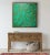 Original Abstract Painting Titled “Voir Vert” For Sale - Image 9 of 10