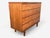 Restored Mid-Century Modern Walnut 4-Drawer Chest With Chrome Pulls For Sale - Image 12 of 16