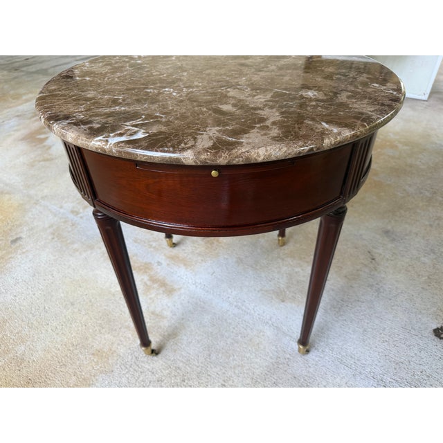 2010s Biltmore Estate Rose Room Lamp Table by Drexel Heritage For Sale - Image 5 of 9
