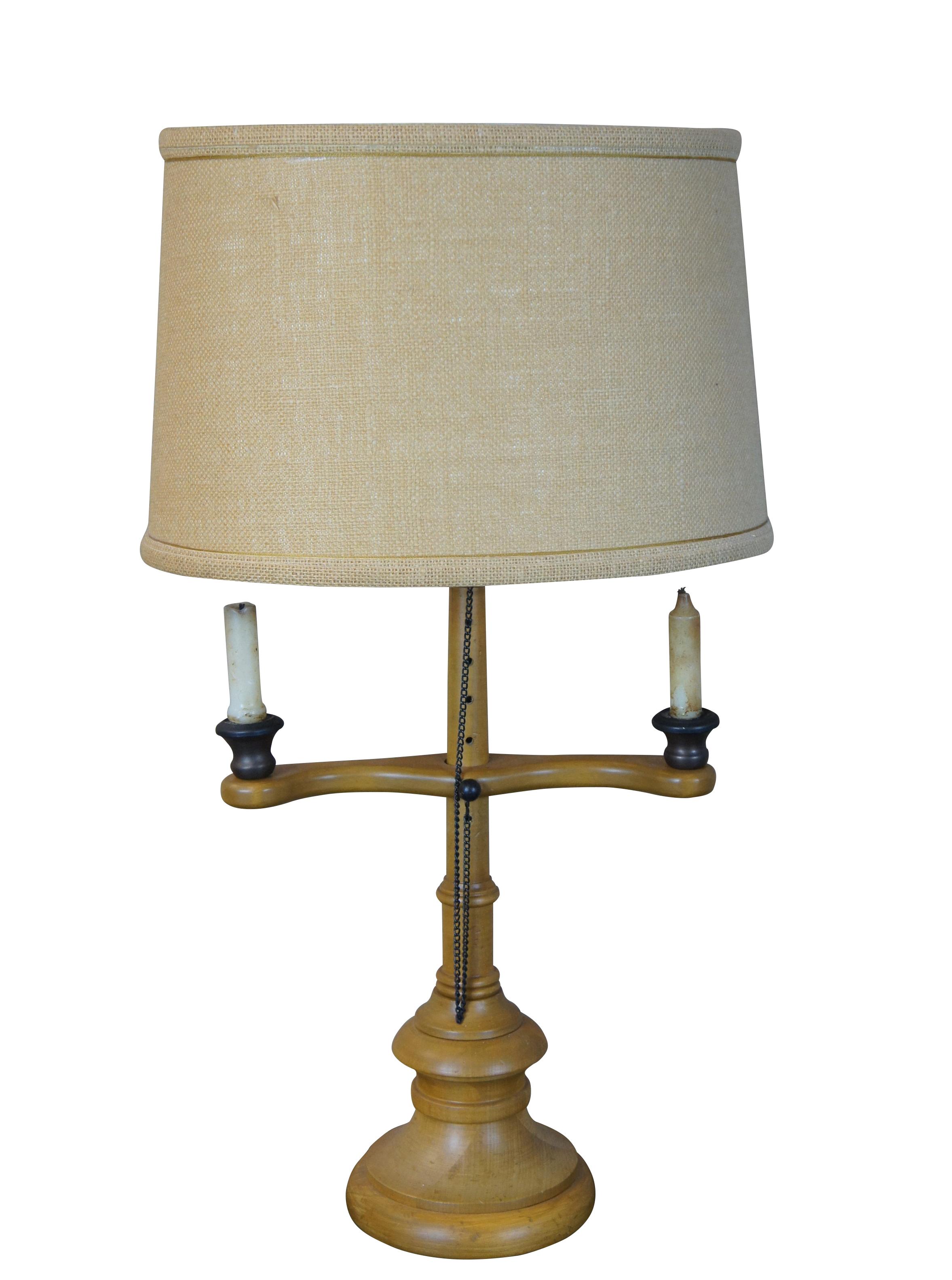 early american table lamps