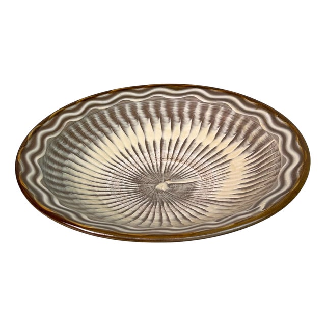 Onta Yaki Ceramic Plate Japan, 1950 For Sale