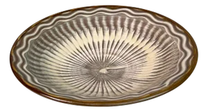Onta Yaki Ceramic Plate Japan, 1950