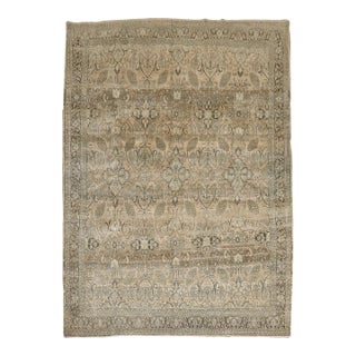 Neutral Color Persian Bidjar Rug no. j5233 For Sale