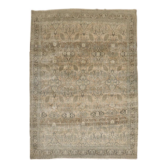 Neutral Color Persian Bidjar Rug no. j5233 For Sale