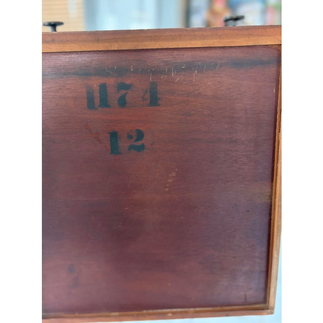 Mid 20th Century Chinoiserie Hand-Painted Black & Gold Drop-Leaf Server For Sale - Image 12 of 12