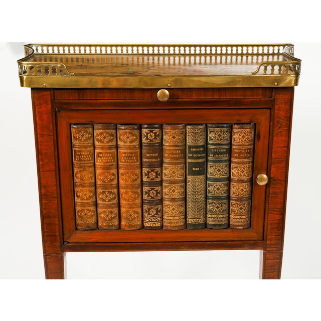 Antique French Walnut and Tulipwood Bedside Cabinets, 1900s, Set of 2 For Sale - Image 14 of 18