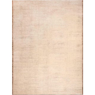Nazmiyal Collection Large Ivory Modern Area Rug For Sale