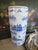 Blue and white Chinoiserie umbrella stand. This classically decorated porcelain umbrella stand brings a touch of class to...