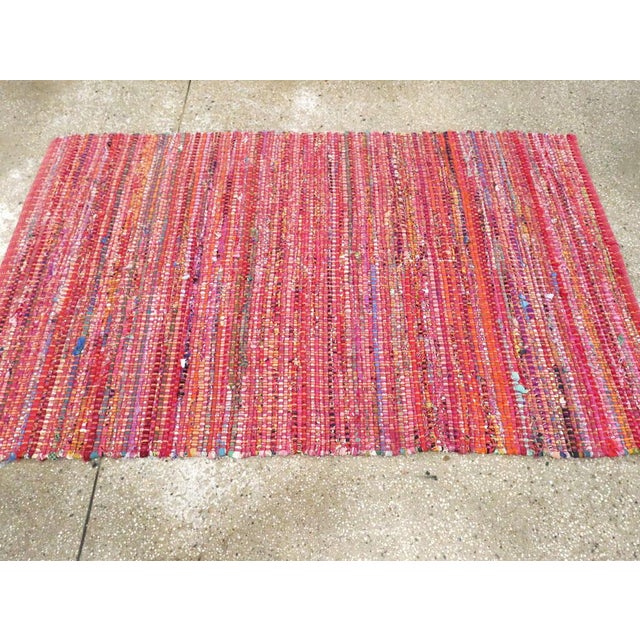 Galerie Shabab Collection Mid-20th Century Handmade American Rag Rug For Sale In New York - Image 6 of 8
