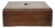 Oriental Plain Surface Brown Natural Wood Small Square Accent Box For Sale