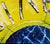 Blue Moisés Villafuerte "Dos Vidas" Blue, Red, and Yellow Contemporary Painting with Texts, 2023 For Sale - Image 8 of 11