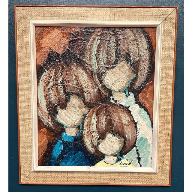 Erik Lund, Trio, 1950s, Oil on Canvas, Framed For Sale - Image 10 of 18