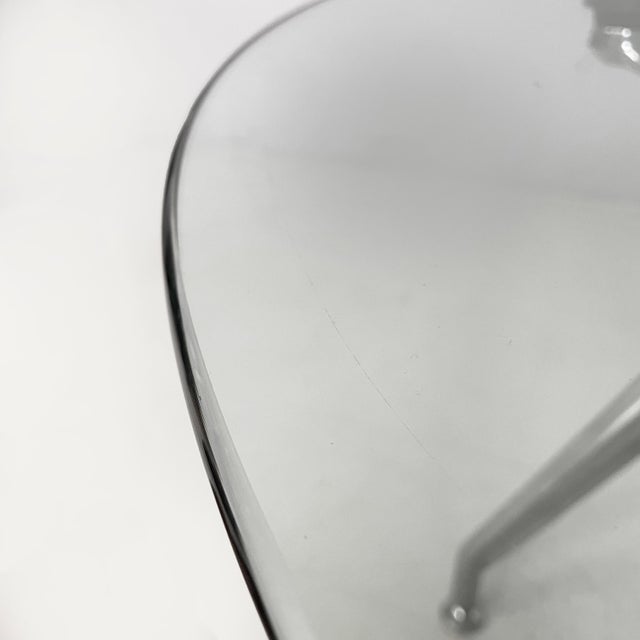 Italian Modern Glass and Steel Dining Table by ICF De Padova, 1970s For Sale - Image 10 of 13