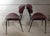 Set of Bean-Shaped Chairs in Burgundy Imitation Leather, 1960s For Sale - Image 6 of 18