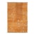 Contemporary Moroccan Style Hand-Knotted Wool Area Rug in Amber & Terracotta For Sale