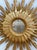 Mid 20th Century Sunburst Carved Golden Mirror For Sale - Image 9 of 10