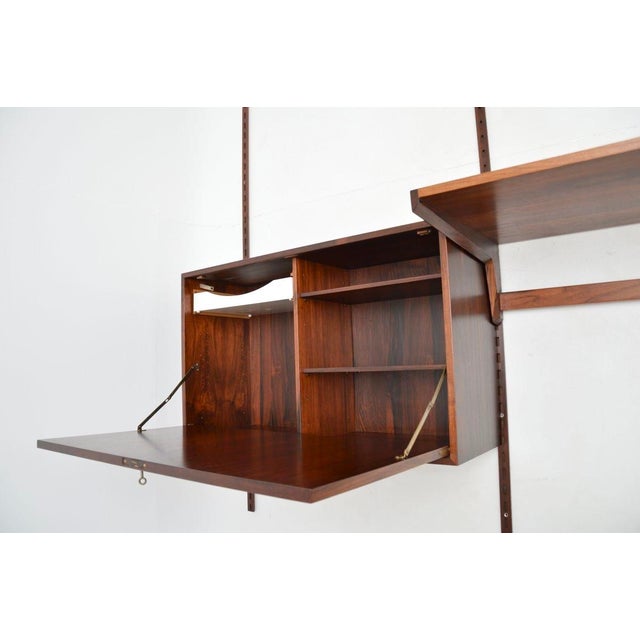 Vintage Danish Wall Mounting Shelving System from FM Møbler, 1960 For Sale - Image 9 of 16