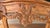 Vintage French Provincial Rococo Style Console Table With Tessellated Stone Top For Sale - Image 9 of 13