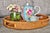 2020s Artifacts Rattan Oval Tray With Cutout Handles, Honey Brown, 18" For Sale - Image 5 of 5