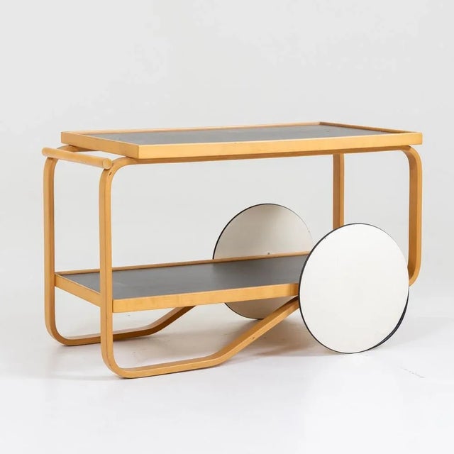 Model 901 Tea Trolley by Alvar Aalto for Artek, 1990s For Sale - Image 6 of 6