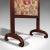 C.1830 Antique Regency English Mahogany Needlepoint Fire Screen Fireside Guard For Sale - Image 12 of 13