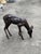Bronze Grazing Fawn Deer Garden Sculpture For Sale - Image 10 of 15