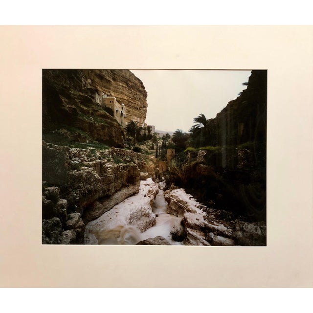Contemporary Neil Folberg, Monastery of St George Wadi Kelt Large Color Photograph, Israeli landscape Photo, 1983/84 For Sale - Image 3 of 5