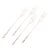 Set of 4 Arts & Crafts Sterling Silver Cocktail Forks by Whiting Manufacturing For Sale