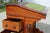 Antique 1860s Victorian Walnut Davenport Writing Desk English Slant Front Secretary With Original Green Baize Top For Sale - Image 12 of 18