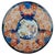 Blue Antique Japanese Edo Arita Imari Porcelain Charger, 1860 For Sale - Image 8 of 8