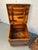 Late 20th Century Pair of Rustic Wood and Metal Storage Trunks W/ Lift-Top Lids For Sale - Image 12 of 15