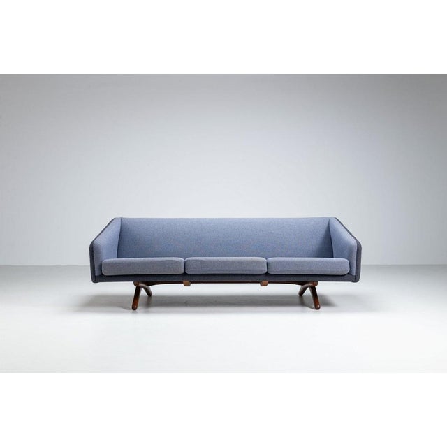 Ml-90 Three-Seater Sofa by Illum Wikkelso for Laursen, Denmark, 1960 For Sale - Image 4 of 15