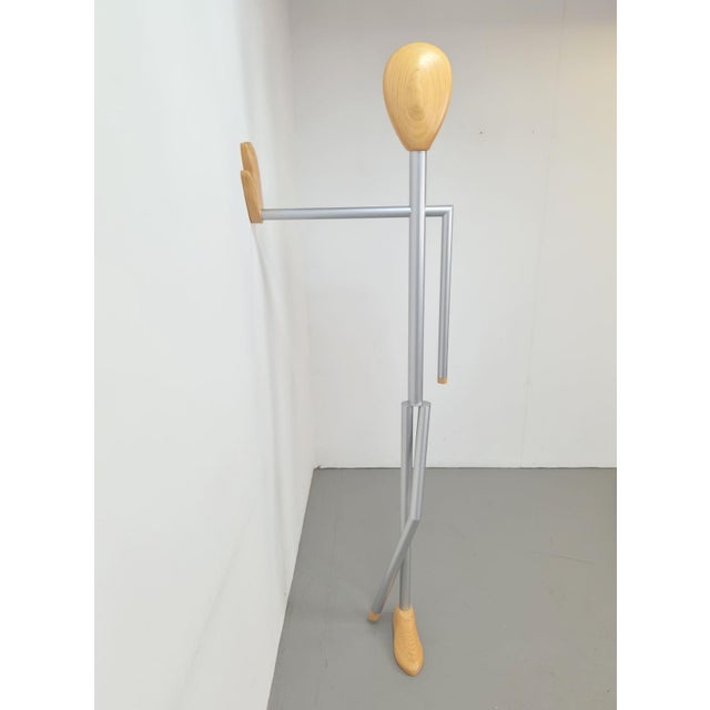 1980s Vintage Wall-Mounted Coat Hanger, 1980s For Sale - Image 5 of 15