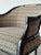 Vintage Black Lacquered Faux Bamboo Barrel-Back Armchair For Sale - Image 17 of 18