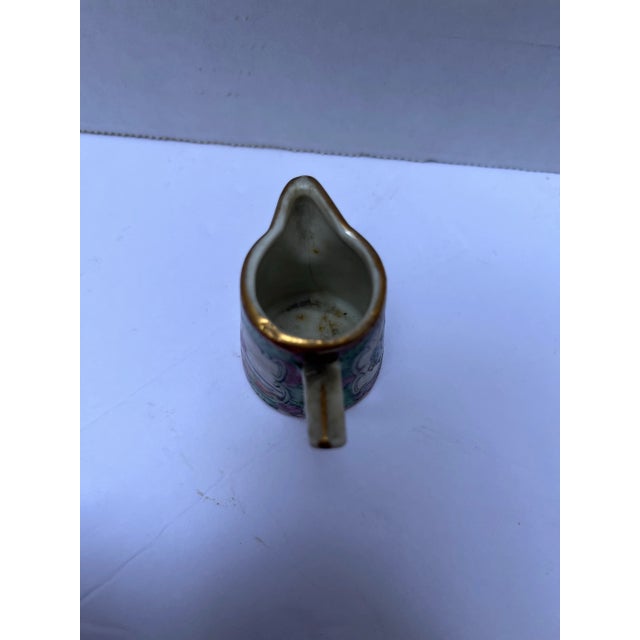 Early 20th Century Small Chinese Rose Medallion Creamer For Sale - Image 5 of 6