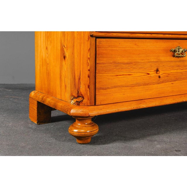 Biedermeier Style Chest of Drawers in Pine For Sale - Image 10 of 18