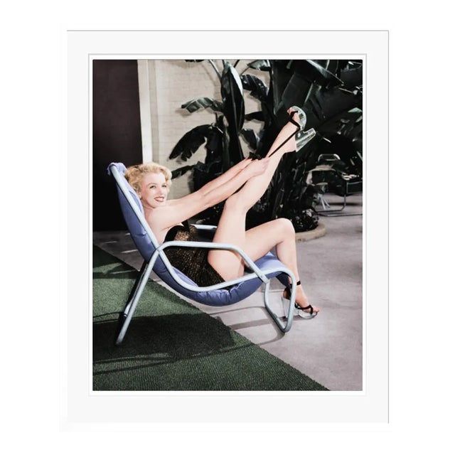 Marilyn Monroe: Hollywood's Glamour Icon White Framed Archival Pigment Print For Sale