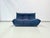 French Togo 2-Seater Sofa in Blue Corduroy attributed Michel Ducaroy for Ligne Roset, 1970s For Sale - Image 12 of 12