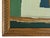 2020s “Serenity Pines" Green Abstract Art in Vintage Frame, Transitional Living Room Art by JTS For Sale - Image 5 of 11