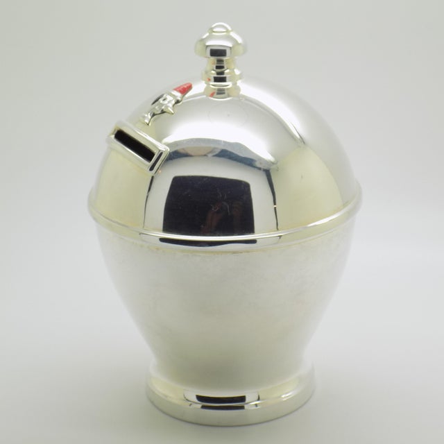 Vintage Italian Sterling Silver 925 Pinocchio Piggy Bank from Raddi, Florence, 1980s For Sale - Image 4 of 16