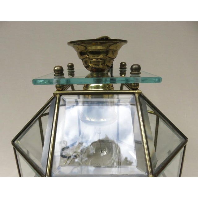 Art Nouveau Octagon Ceiling Light in the style of Adolf Loos For Sale - Image 14 of 18