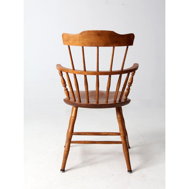 Mid-Century Modern Mid Century Nichols & Stone Windsor Chair For Sale - Image 3 of 12