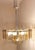 Glass Vintage Chandelier with Silver-Colored Metal Frame, 1970s For Sale - Image 7 of 8